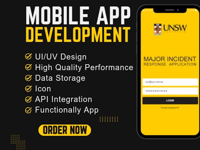 Gig Preview - Develop mobile application with best uiux design