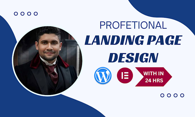 Gig Preview - Design wordpress landing page or elementor pro landing page