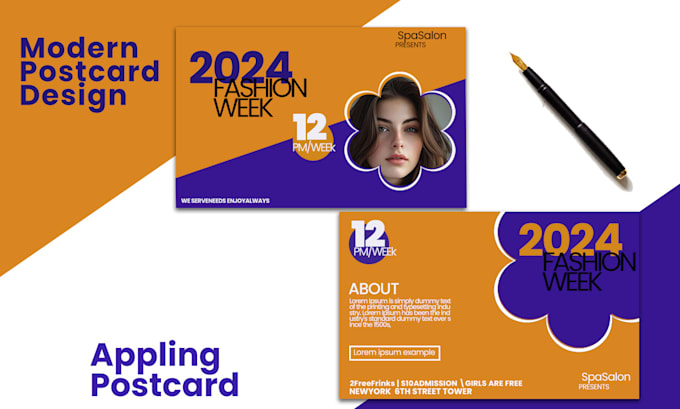 Bestseller - design custom eddm postcard design services