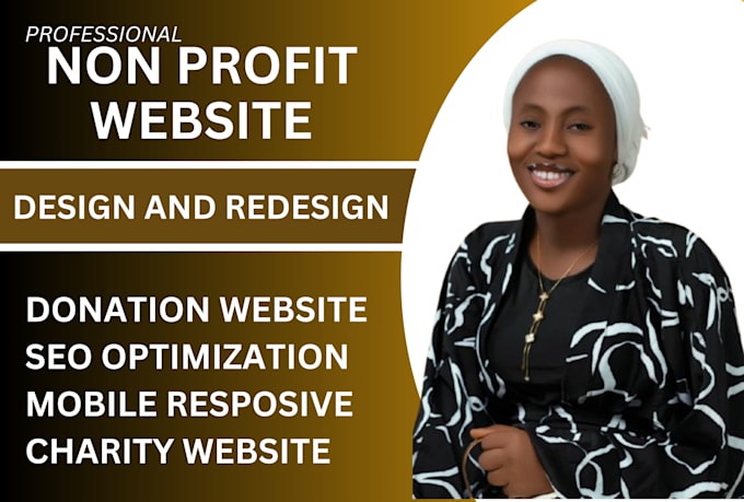 Gig Preview - Build a compelling website for your non profit organization