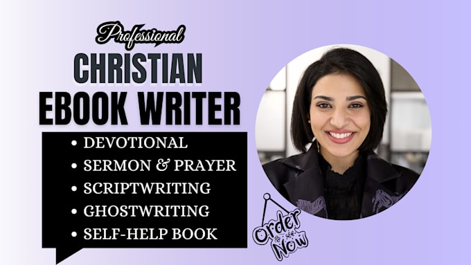 Gig Preview - Be your christian ebook content writer, scriptwriter and ebook ghostwriter