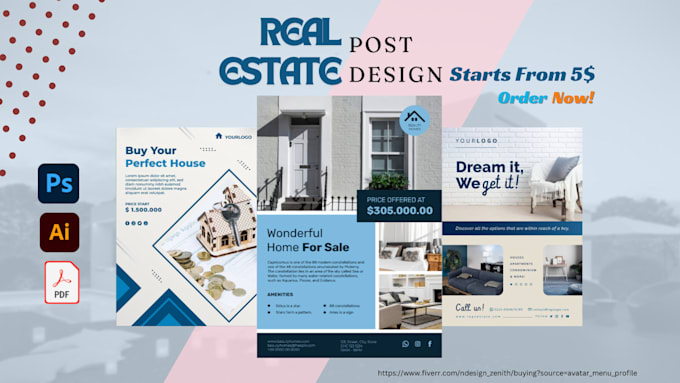 Gig Preview - Design real estate flyer, brochure and postcard