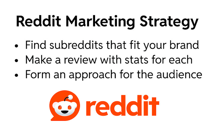 Gig Preview - Make reddit marketing strategy for your company