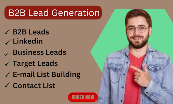 Gig Preview - Do b2b lead generation and build prospect email list