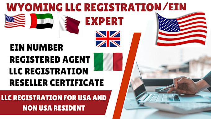 Gig Preview - Setup business llc registration for USA italy qatar dubai and other countries