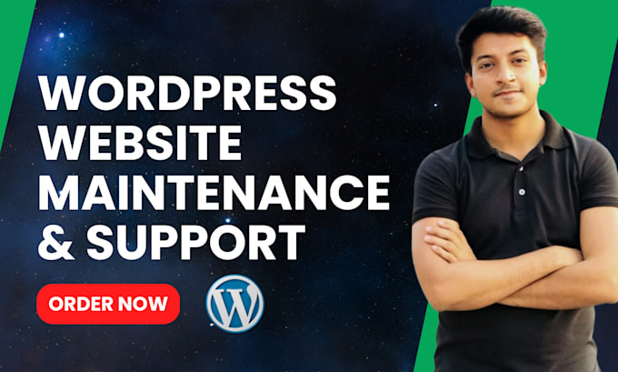 Gig Preview - Provide monthly wordpress website maintenance