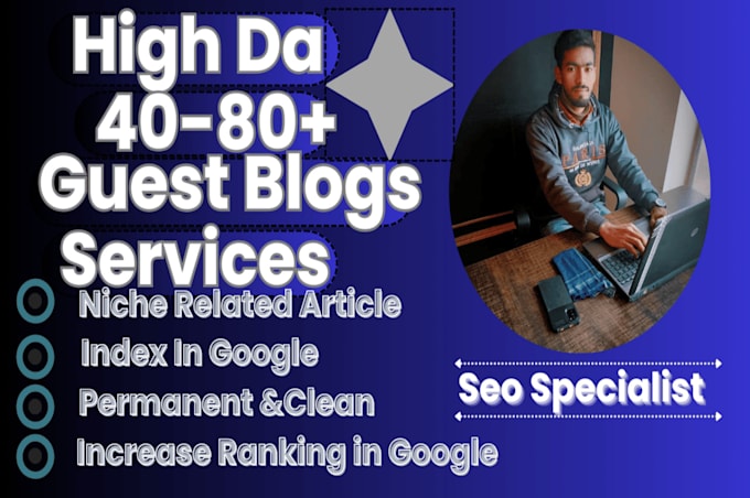 Gig Preview - Create dofollow guest post seo backlink from high da website