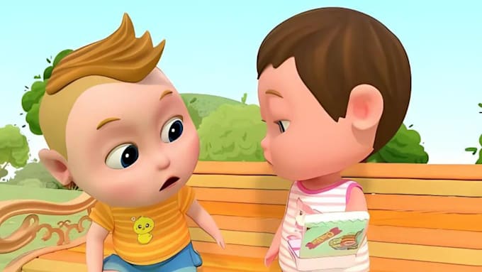 Gig Preview - Do 3d kids cartoon 3d animation nusery rhyme 3d children song video