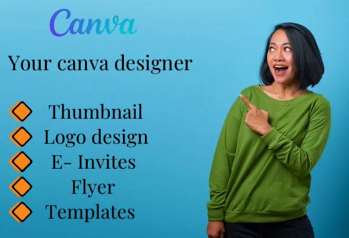 Gig Preview - Canva designer india and will create unique canva designs