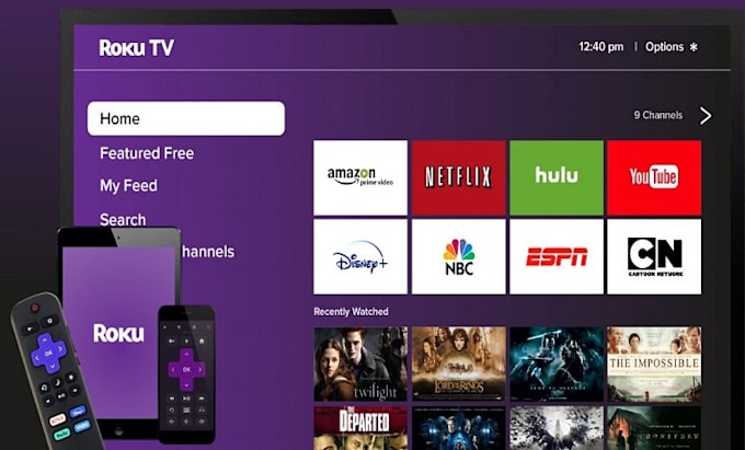 Gig Preview - Develop ott video streaming app roku channel android tv app apple tv  roku sdk