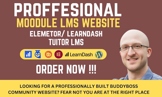 Gig Preview - Install migrate and customize moodle lms website, elearning website, lms website