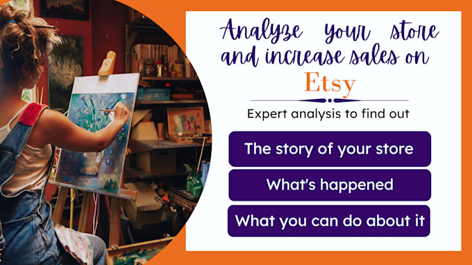 Gig Preview - Analyze your store and increase sales on etsy