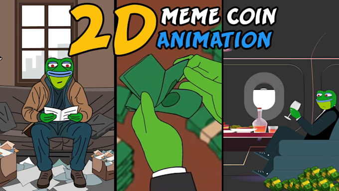 Bestseller - craft meme coin 2d animations videos