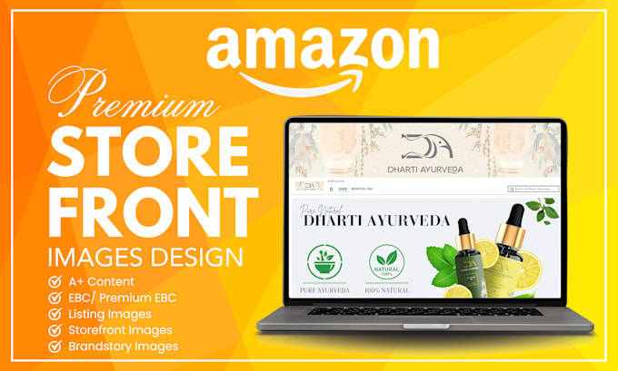 Gig Preview - Do amazon storefront design, ebc design, amazon storefront