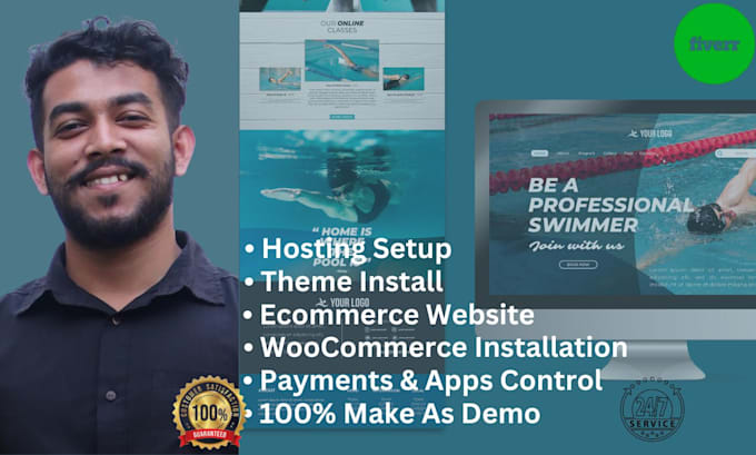 Gig Preview - Build mini online store responsive business ecommerce wordpress website high seo