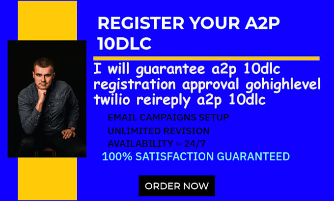 Gig Preview - A2p 10dlc gohighlevel a2p registration twilio a2p messaging