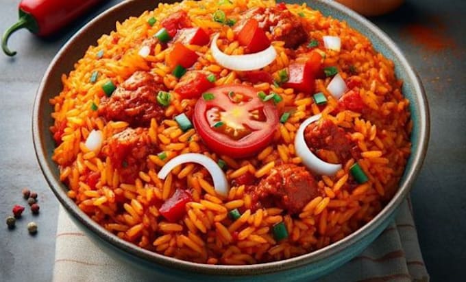 Gig Preview - Prepare jollof rice fried rice