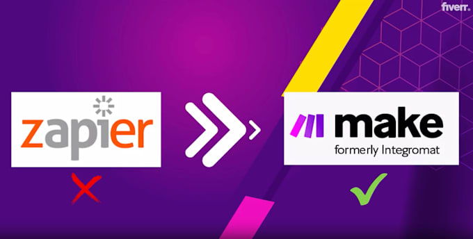 Gig Preview - Migrate your zaps from zapier to integromat and make
