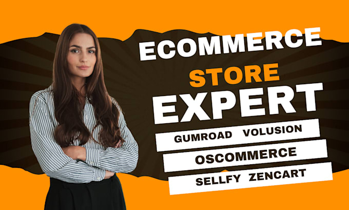 Gig Preview - Be your gumroad volusion sellfy opencart oscommerce zencart shopify zyro website