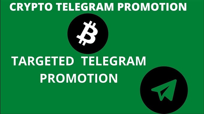 Gig Preview - Do crypto telegram promotion, telegram subscribers, crypto telegram, bitcoin