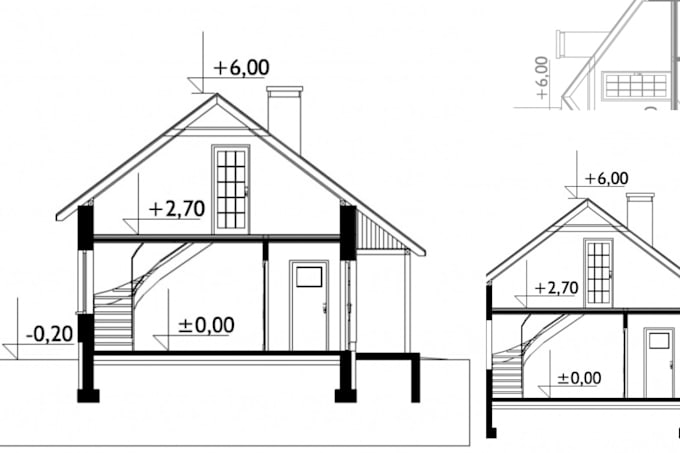 Gig Preview - Draw all architectural plan garage, deck plan, adu, mep and hvac plan for permit