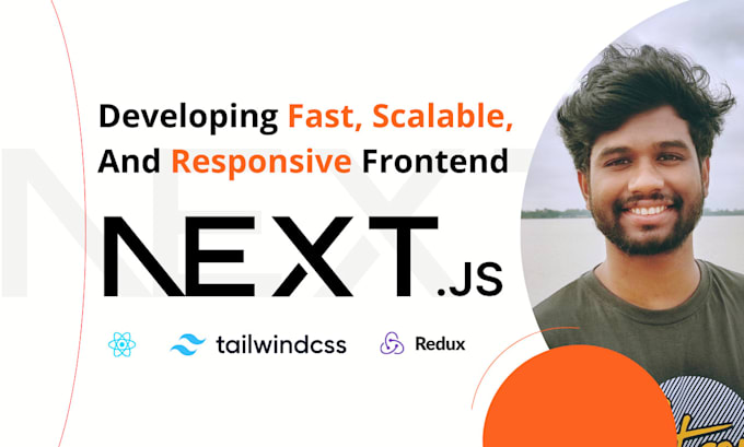 Gig Preview - Develop responsive website using nextjs, react, tailwindcss