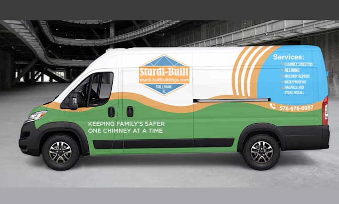 Gig Preview - Do vehicle wrap, car wrap or eye catching van wrap design