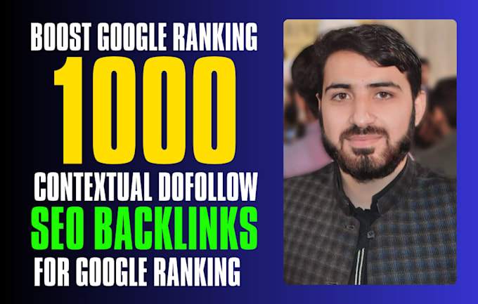 Bestseller - create high quality 1000 SEO dofollow backlinks for google ranking