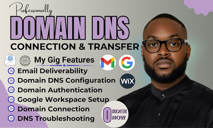 Gig Preview - Transfer and connect domain dns to shopify, systeme io, squarespace, wix