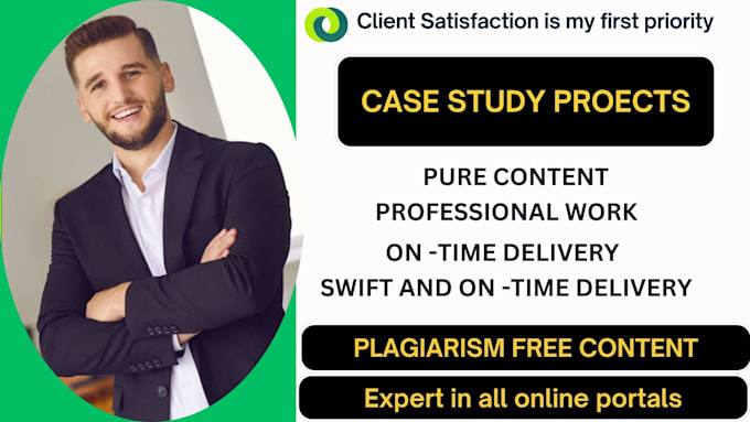 Gig Preview - Provide business case studies and solve case study analysis