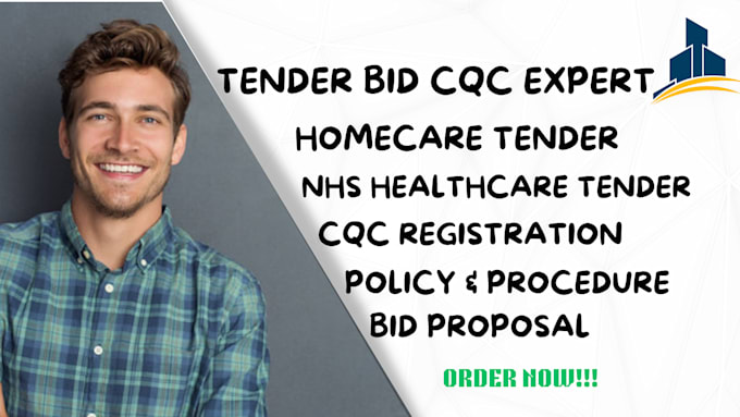 Gig Preview - Do uk bid tender, cqc, ofsted, nhs uk home care, dom care, policy and procedure