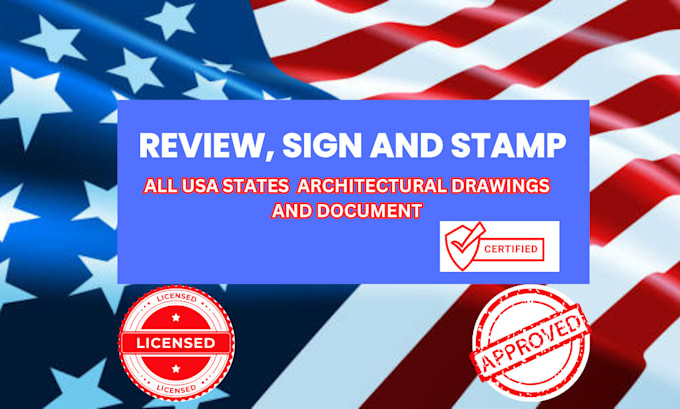 Gig Preview - Review stamp all architectural drawing floor plan site plan for city permit