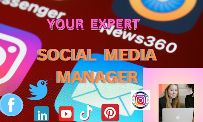 Gig Preview - Be social media marketing manager