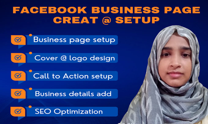 Gig Preview - Do facebook business page setup and optimization