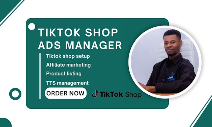 Gig Preview - Tiktok ads management facebook shop pixel cro tiktok shop google ads