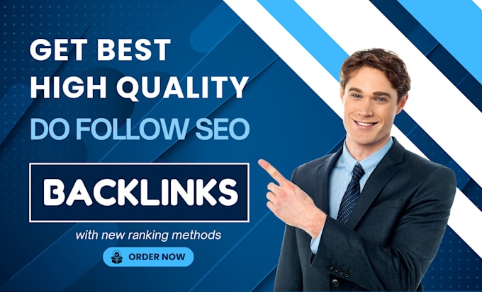 Gig Preview - Do best high quality do follow SEO backlinks for the website