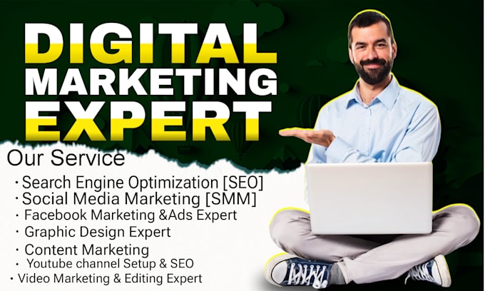 Gig Preview - Be your digital marketing expert and help you grow your business online