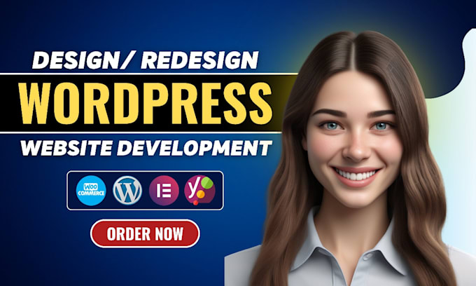 Gig Preview - Do wordpress design, redesign and custom website development within 24hours