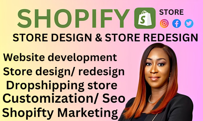 Bestseller - create shopify store design shopify digital product  website design with SEO