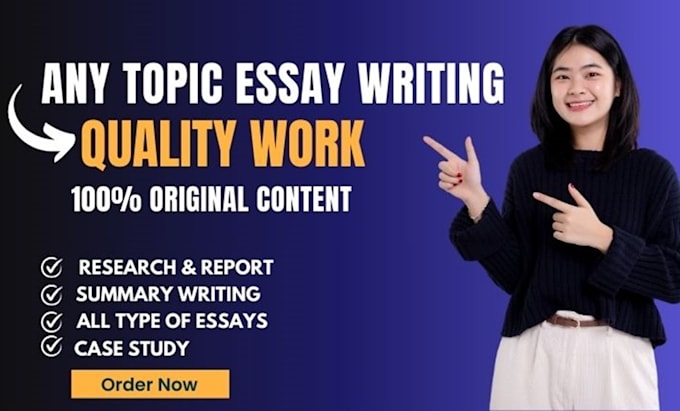 Gig Preview - Do essay writing, research summary, assignment, philosophy, economics, report