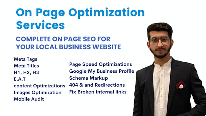 Gig Preview - Do on page optimization and monthly local business SEO service