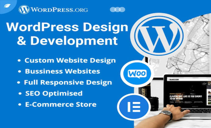 Gig Preview - Offer  responsive wordpress website ecommerce website design shopify migration