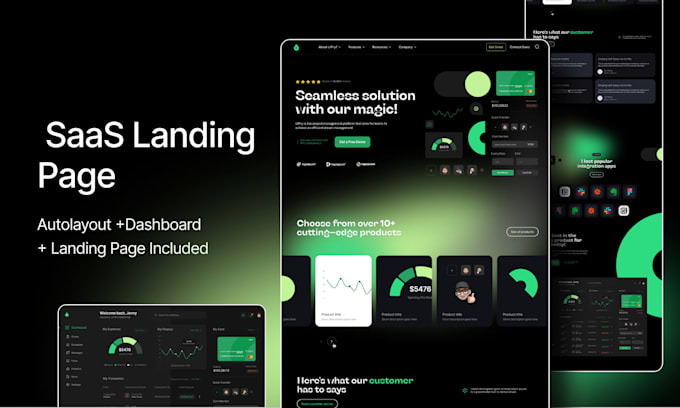 Gig Preview - Expert landing page design for lead generation and sales