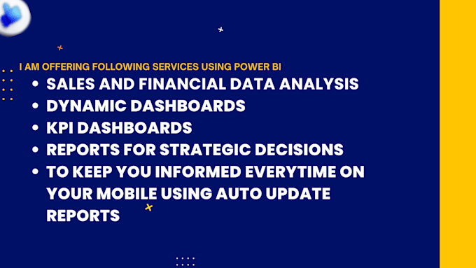 Gig Preview - Prepare dashboards and data analysis in power bi