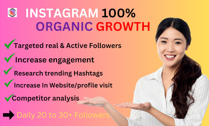 Gig Preview - Do super fast instagram organic growth