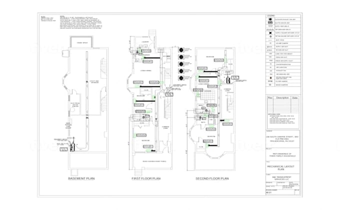 Gig Preview - Design hvac, electrical, plumbing mep drawing and commercial permit plans