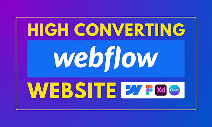 Gig Preview - Build webflow website, landing page, figma to webflow expert