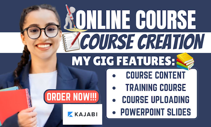 Gig Preview - Create masterclass ebook online course content course creation lesson plan ppt