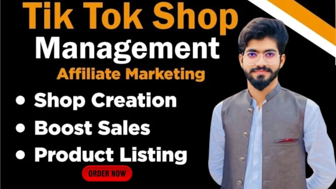 Gig Preview - Assist you in tiktok shop affiliate marketing