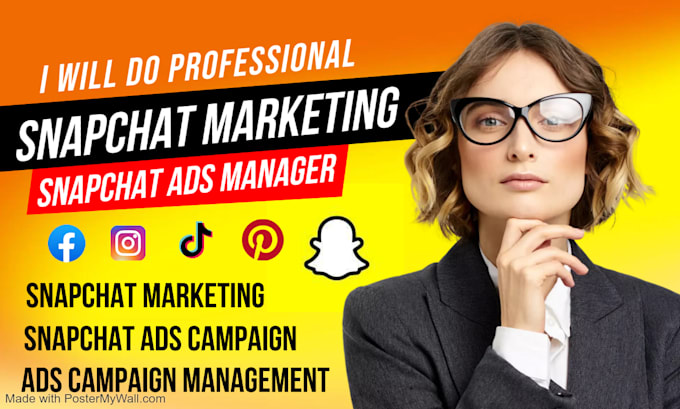 Gig Preview - Setup snapchat ads, snapchat promotion, snapchat ads campaign for online store